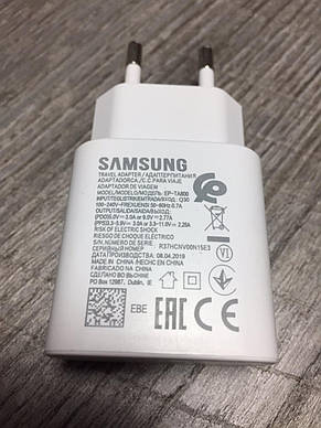 Швидкий зарядний пристрій для Samsung EP-TA800 25Вт В'єтнам, фото 1