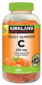 Kirkland Signature Gummies Vitamin C 250mg - Жувальний Вітамін C 250мг (180табл.)