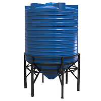 Місткість 6700 л конусна двошарова