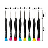 Набір з 8 прецизійних викруток для ремонту електроніки SW-6308A, фото 2