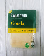 Твердий сир нарізка Gouda Swiatowid 150г (Польща)