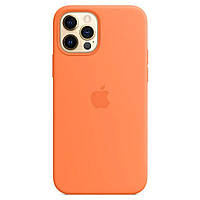 Чохол MagSafe Silicone Case для Apple iPhone 12 PRO max, Kumquat