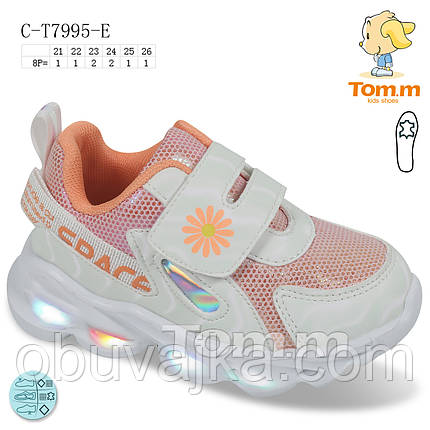 Спортивне взуття оптом Дитячі кросівки 2021 оптом від фірми Tom m(21-26), фото 2