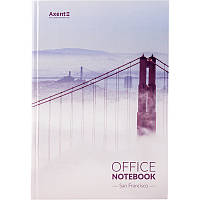 Книга записна А4, 192арк., клет., San Francisco AXENT
