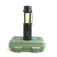 Ліхтарик акумуляторний із зарядкою від USB POLICE BL-525 Black TM