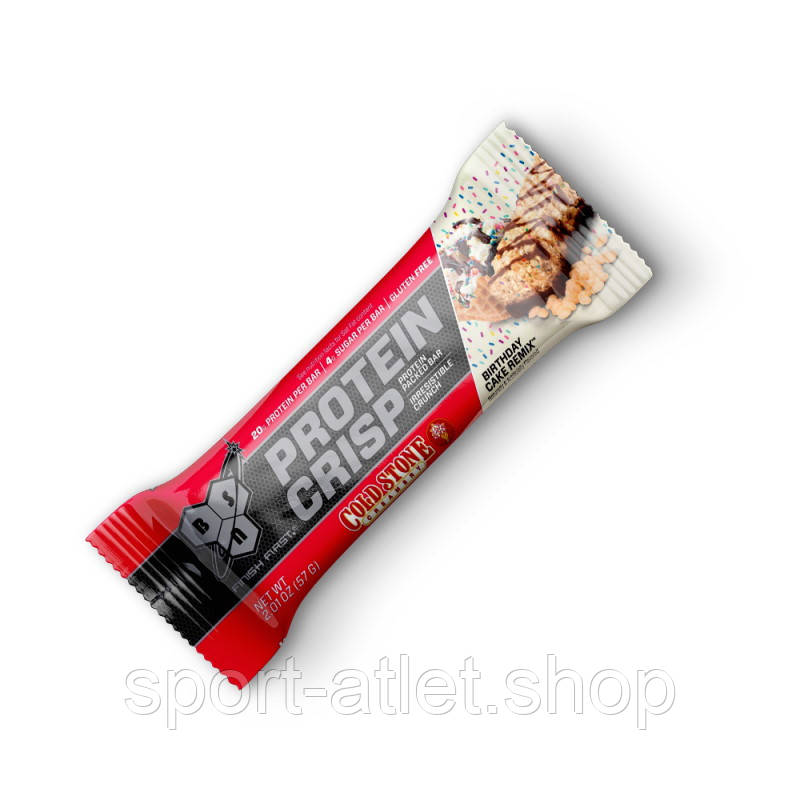 Батончик BSN Protein Crisp Bar, 57 грамів Святковий торт