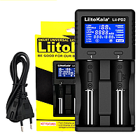 Универсальное зарядное устройство Liitokala Lii-PD2, 2 канала, Ni-Mh/Li-ion/LiFePo4, 220V/12V, LCD