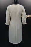 Плаття великого розміру вільного крою Стильне жіноче плаття біле,Туреччина, фото 4