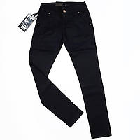 Чорні стрейчеві штани для дівчинки L&D 740. Чудова якість! Розмір 23