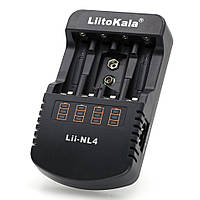 Универсальное зарядное устройство Liitokala NL4, 4 канала, Ni-Mh, 220V/12V, LED