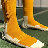 Шкарпетки спортивні протиковзкі BRAVE GK Mustard жовті, фото 4