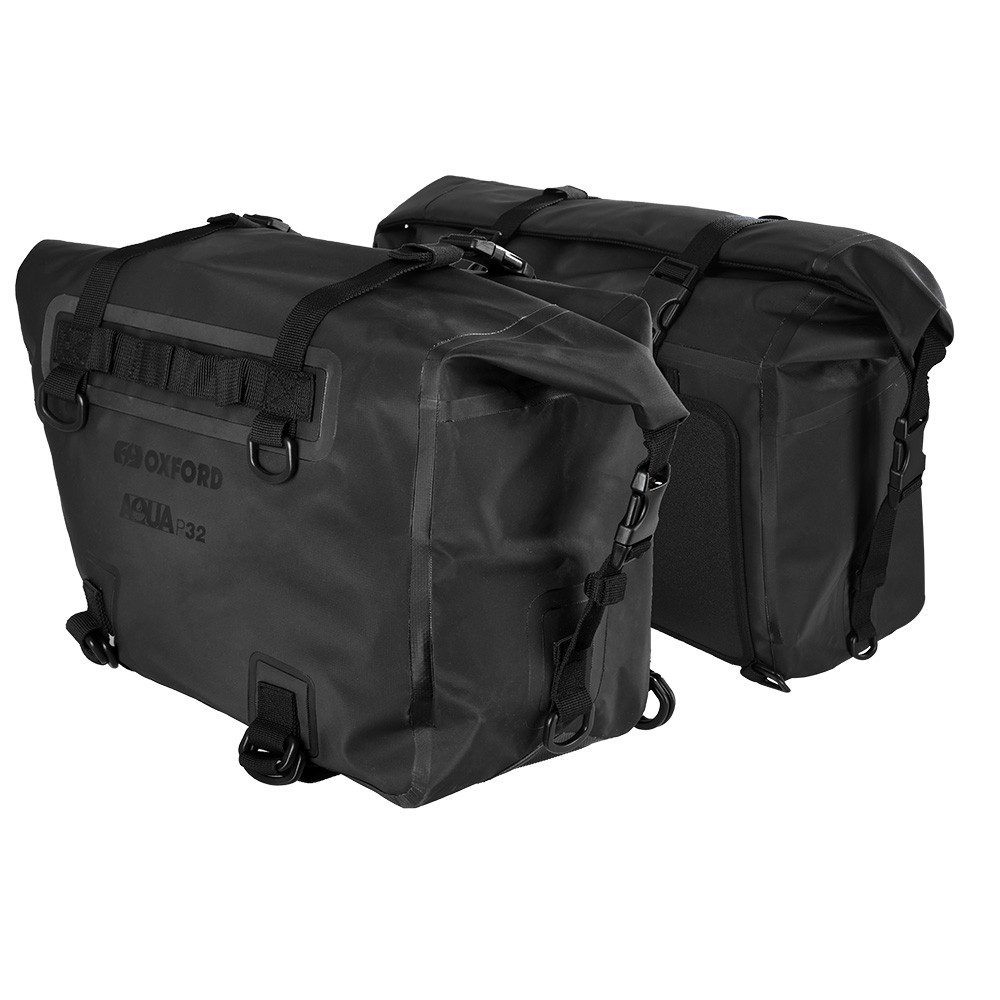 Бічні водонепроникні сумки Oxford Aqua P32 Panniers Black