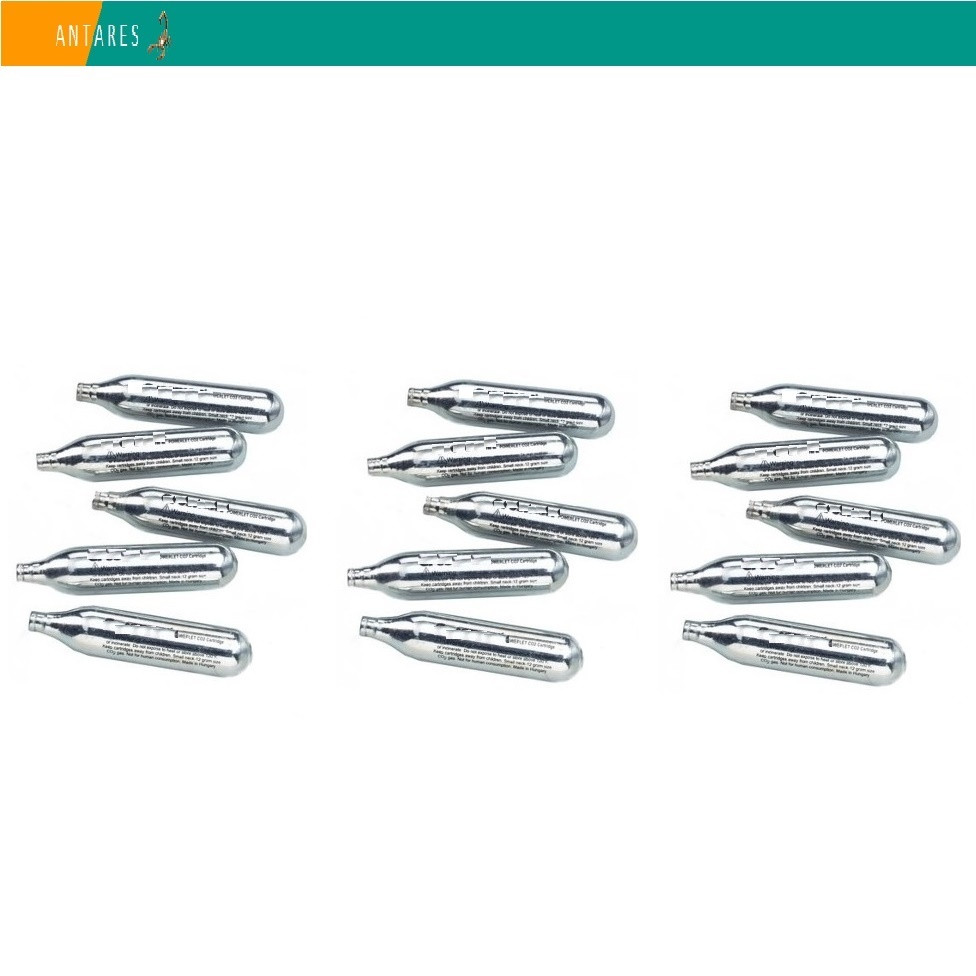 Балон CO2 12 г для пневмтики, 15 шт в комплекті