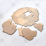 Заготовка из фанеры для вышивки бисером "Венок 107", фото 2