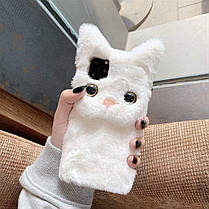 Чохол панель для Apple iPhone 12/12 Pro Alitek Котик Білий, фото 5