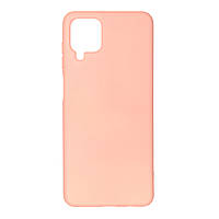 Чехол для Samsung A12 / A125F силиконовый противоударный Avantis Case розовый