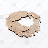 Заготівля з фанери для вишивки бісером "Вінок 106", фото 3