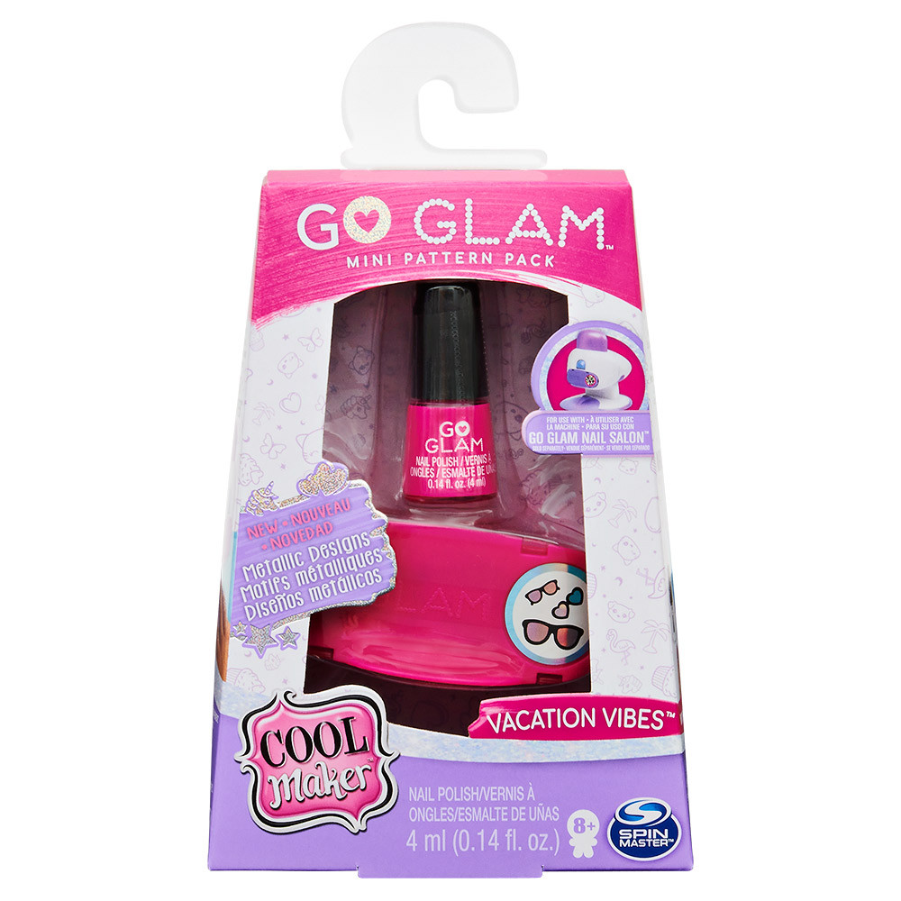 Cool Maker: мінінабір для нейл арта з рожевим лаком Go GLAM (пошкоджена упаковка)