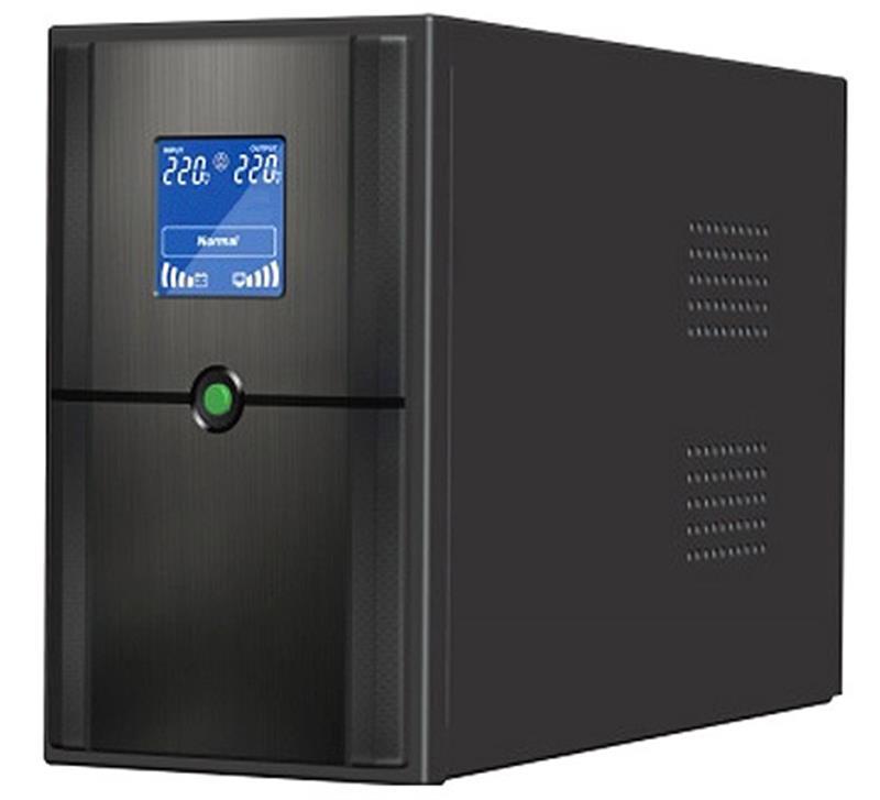 ДБЖ FrimeCom SL-1KL, Line Int., AVR, 2 x євро, LCD, метал (під позаш. АКБ, з правильною синусоїдою)