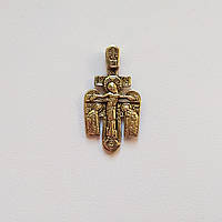 Крестик Православный нательный из бронзы Архангел Михаил