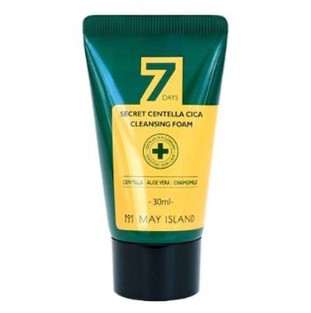 Пінка для вмивання з центелою May Island 7Days Secret Centella Cica Cleansing Foam 30 мл