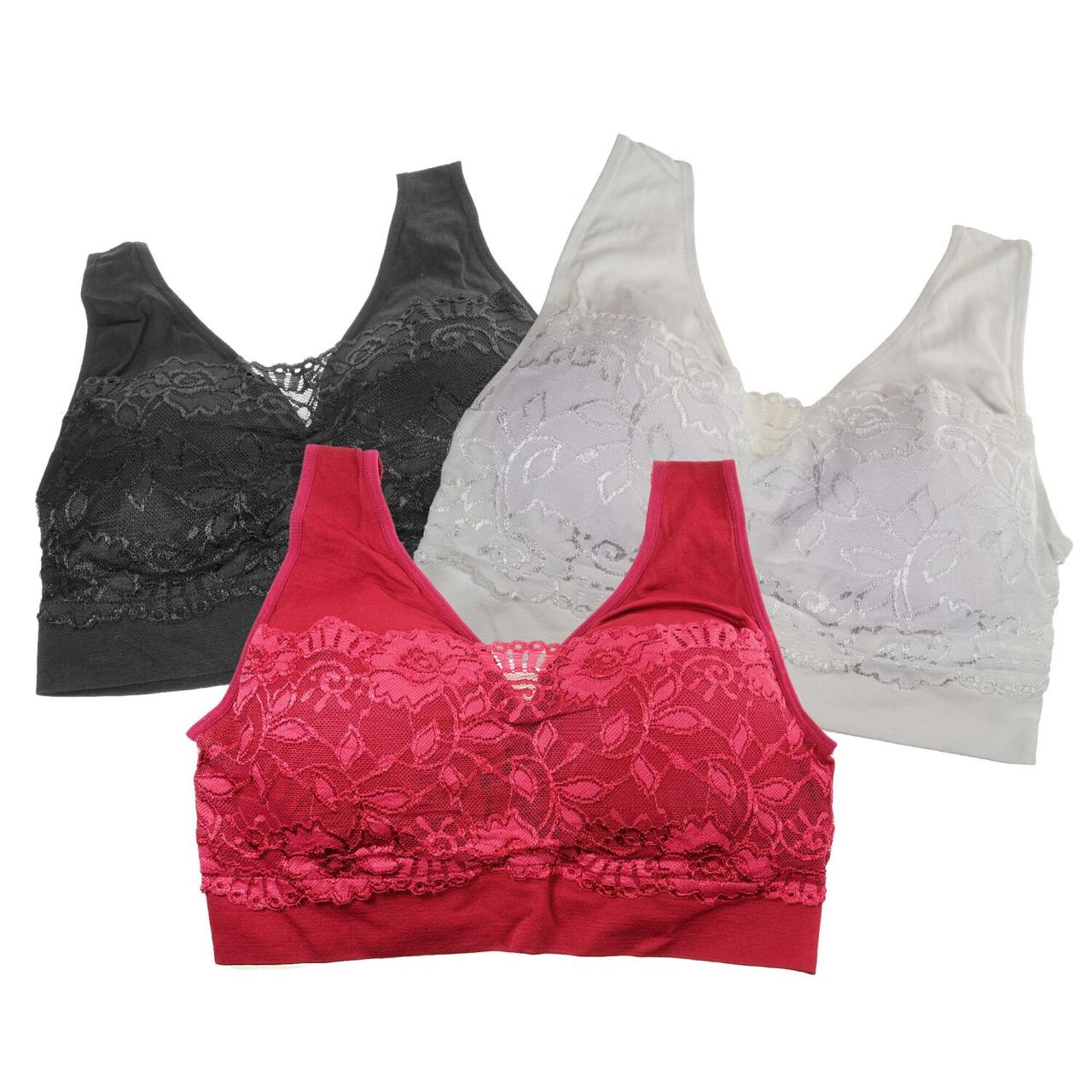 Мереживний Бюстгальтер Comfort Bra (комплект 3 шт.) L/XL