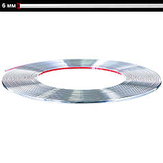 Молдинг стрічка для авто 6мм (Хром)