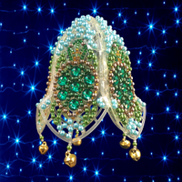 Набір для вишивання бісером Об'ємний дзвіночок Kol-06. Черепаха. Довголіття