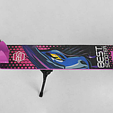 Двоколісний самокат Best Scooter 54701 Рожевий, колеса PU 20см, довжина дошки 52 см, в коробці, фото 4