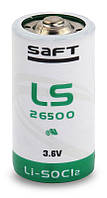 Батарейка литиевая SAFT LS26500 STD, "C", 3.6V, LiSOCl2, France