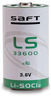 Батарейка литиевая SAFT LS33600 STD, "D", 3.6V, LiSOCl2, France