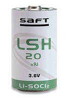 Батарейка літієва SAFT LSH20, R20/D, 3.6V, LiSOCl2, France