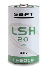 Батарейка літієва SAFT LSH20, R20/D, 3.6V, LiSOCl2, France