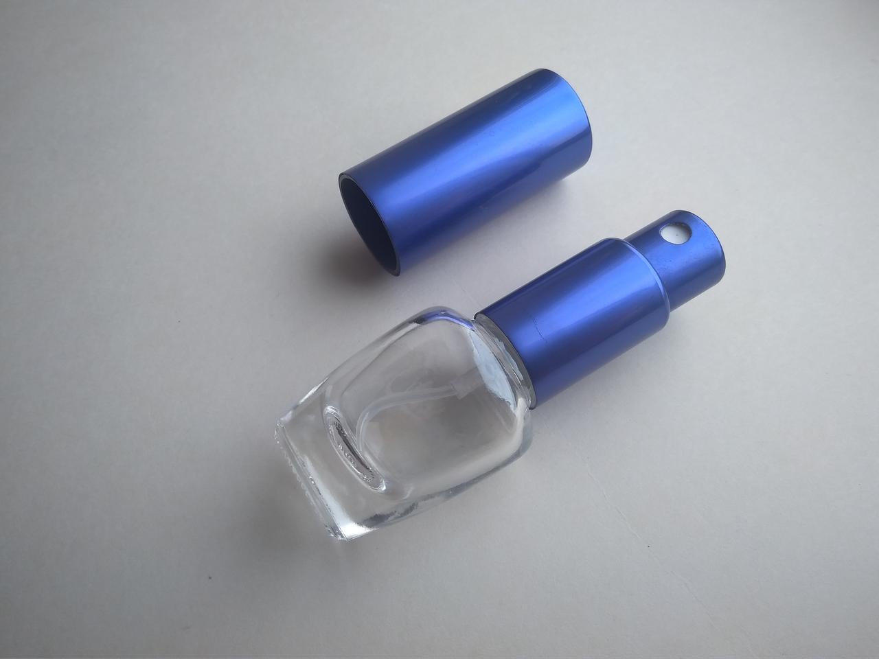 5 мл Овал овальна пляшка, флакон, флакон скляний, прозорий в комплекті з розпилювачем,спреєм 13/415