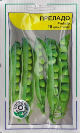 Преладо насіння солодкого гороху, 10 г — ранній (58 днів), Syngenta