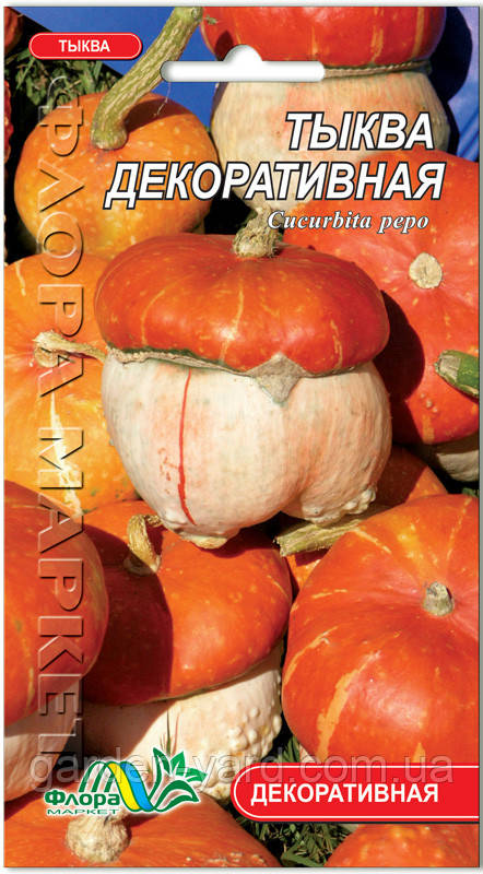 Насіння гарбуз Декоративний 0,5г. Флора маркет
