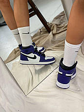 Жіночі кросівки Air Jordan 1 Retro High Court Purple White 555088-500, фото 6