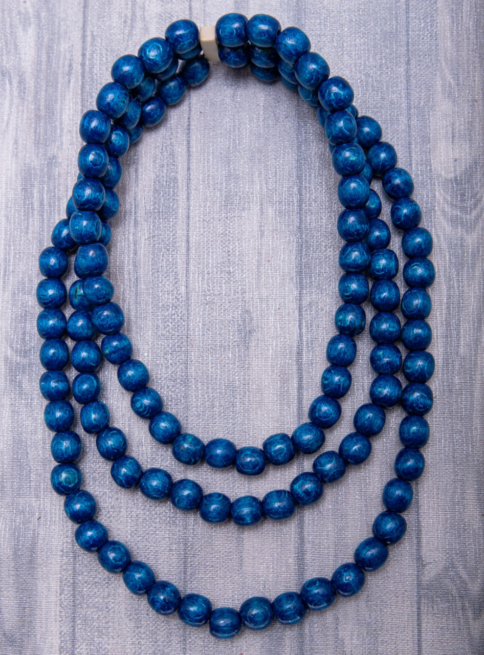 Намисто Стильне. Синє, фото 1