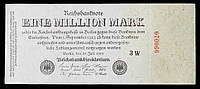 Банкнота Германии 1000000 марок 1923 г. VF