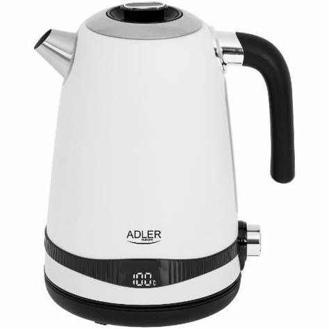 Чайник Adler AD 1295 white 40-100°C 1,7L Польща, фото 1