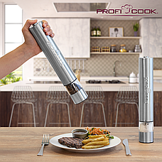 Подрібнювач солі + перцю 2в1 Profi Cook PC-PSM 1031 Німеччина, фото 3