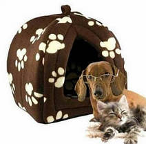 М'який будиночок Pet Hut для собак і кішок | Дім для тварин, фото 3