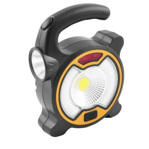 Ліхтар кемпінг переносний MH-318-B-COB+6SMD+1W, ЗП micro USB, 1x18650, мигалка, петля