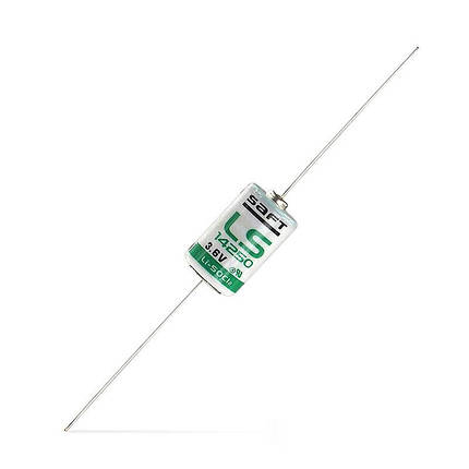Батарейка літієва SAFT LS14250 CNA, 1/2AA, 3.6V, LisOCl2, аксіальні висновки, фото 1
