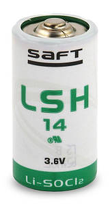 Батарейка литиевая SAFT LSH14 STD, "C", 3.6V, LiSOCl2