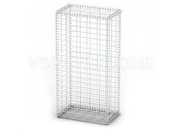 Стовп габіон 300х500х2000 мм (монтаж на спіралях), осередок 100х50 мм.