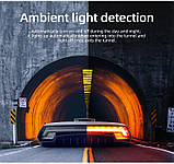 Розумна Вело фара ROCKBROS R1 LASER (Пульт, Лазерний габарит, Стоп сигнал, Покажчик поворотів), ОРИГІНАЛ, фото 4