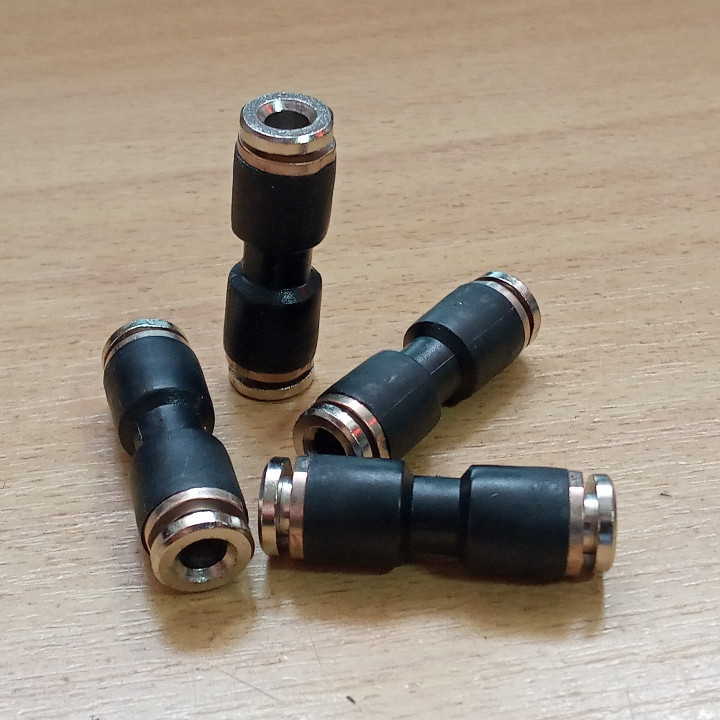 З'єднувач аварійний 4х4 пласт. трубки ПВХ, фото 1