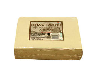 Пластилін скульптурний ГАММА Ліцей 500гр тілесний твердий 2.80.Е050.001