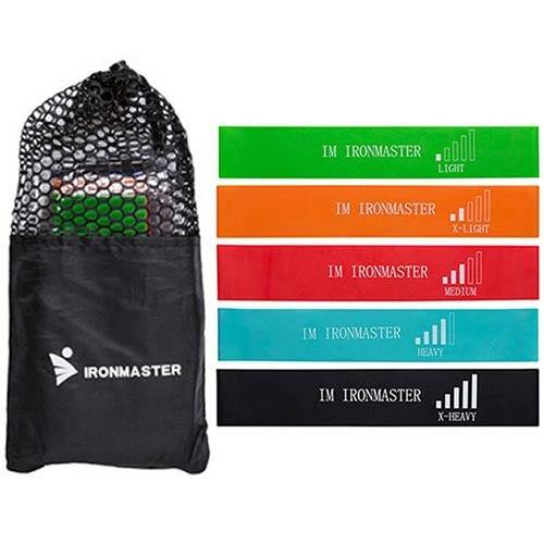 Набір гумок для фітнесу еластичних стрічок Iron Master 5 шт 600х50 мм IR5415-7, фото 1